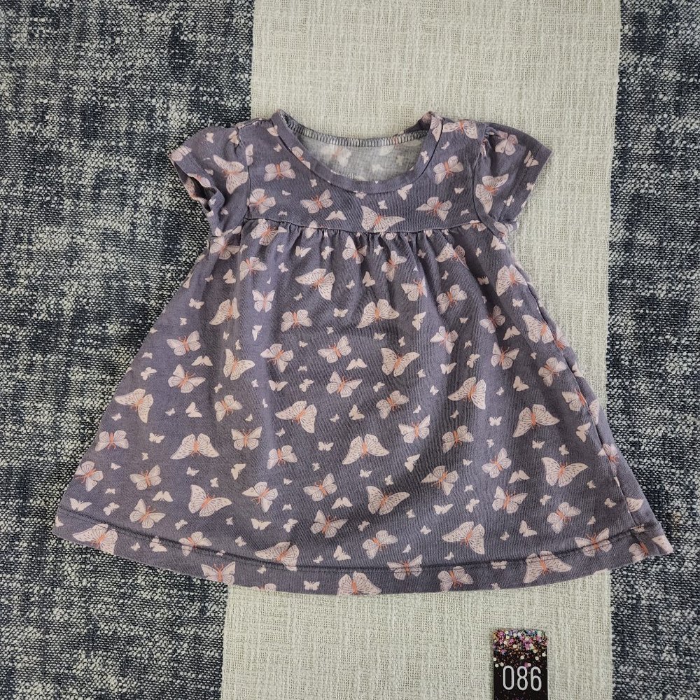 Carter's Blue Butterfly Dress (3 to 6 months)